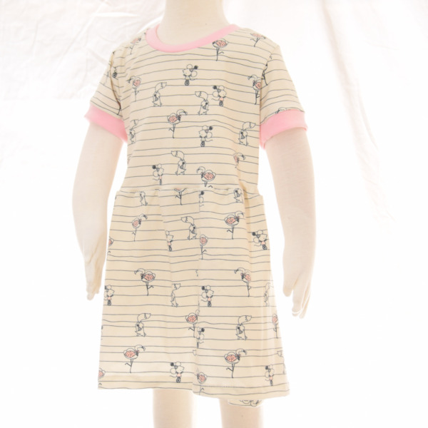 Kurzarmkleid "kleine Tiere"