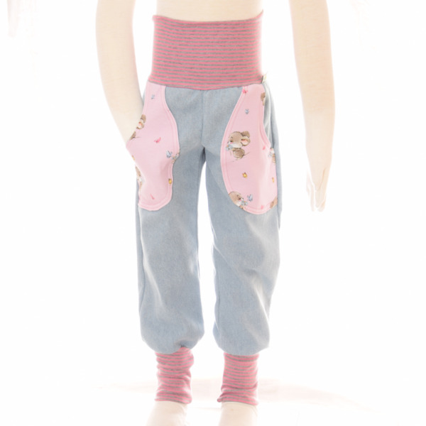 Jeanshose mit Taschen "Mäuschen"