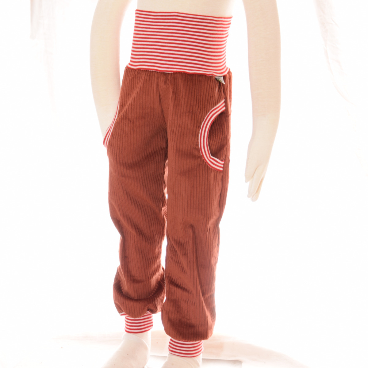 Cordhose "kupfer" mit Taschen