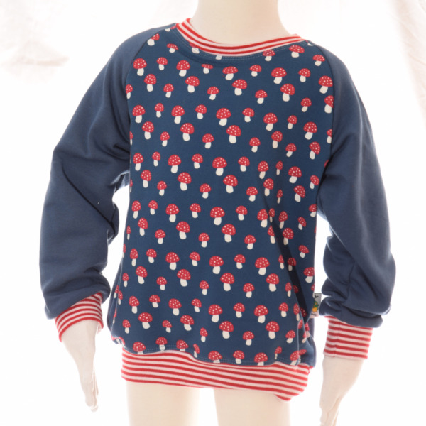 Sweatpullover Raglanpullover "Fliegenpilz"