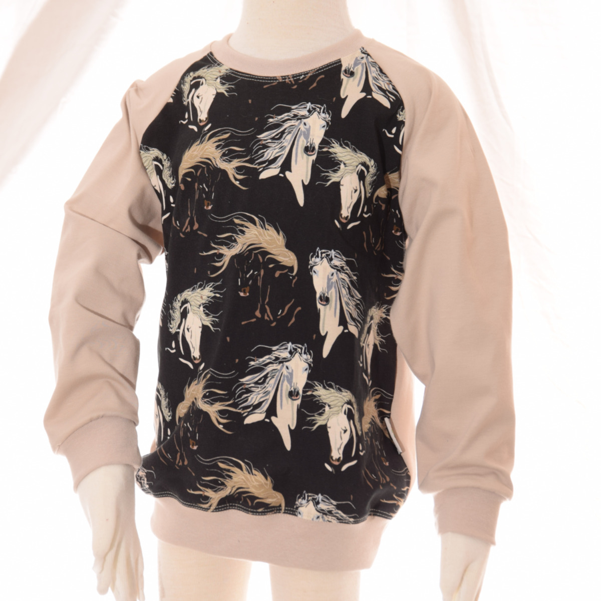 Pullover "Pferde" - Jersey mit Raglanärmeln