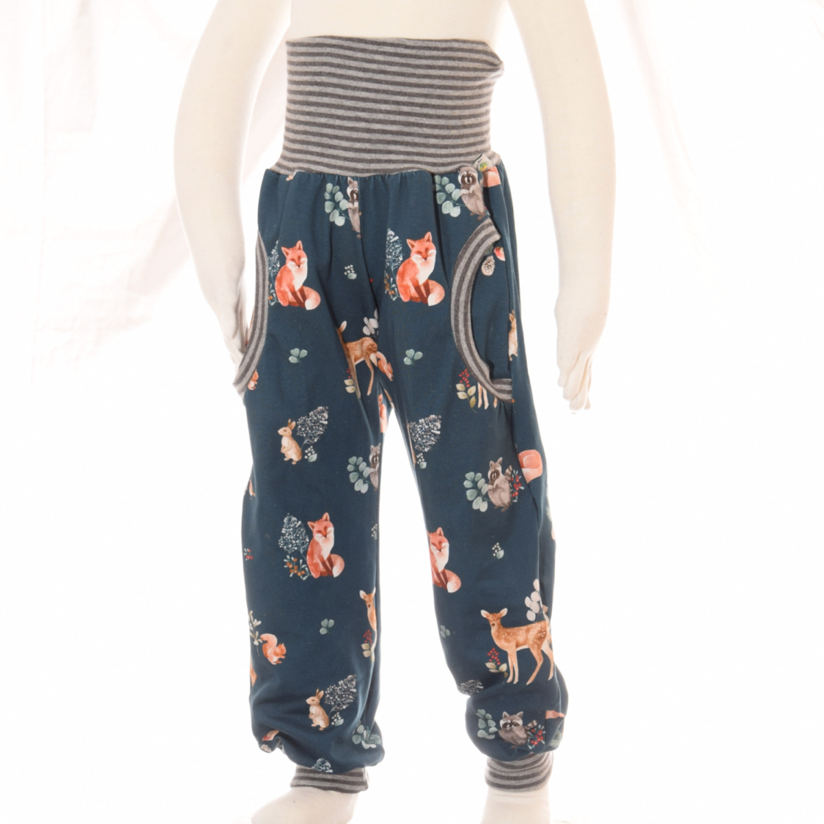 Pumphose mit Taschen "Waldtiere"