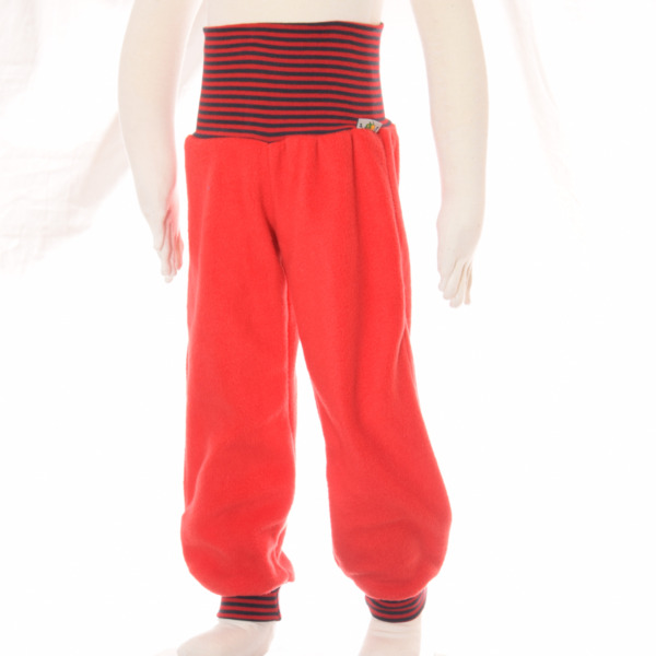Kuschelhose aus Fleece "rot"
