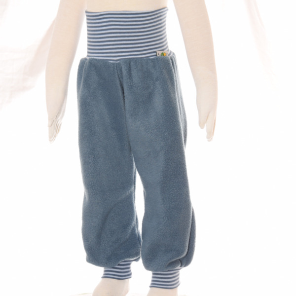 Kuschelhose aus Fleece "jeansblau"