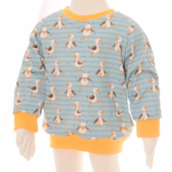 Pullover "Ente" - Jersey mit Raglanärmeln