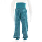 Pumphose Punkte Petrol