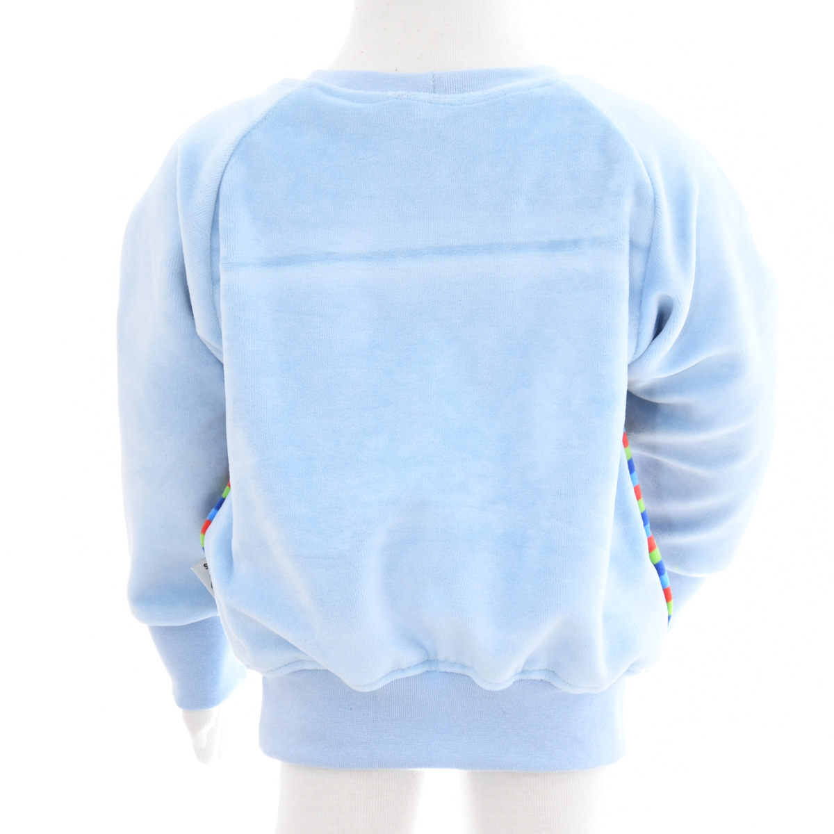 Nickipullover Streifen rot-blau-grün – Bild 3