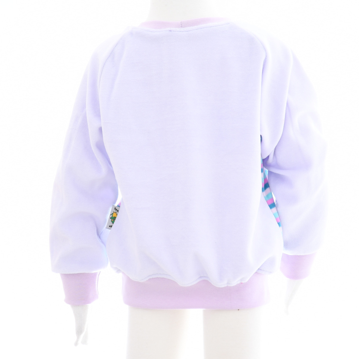 Nickipullover Streifen flieder – Bild 3