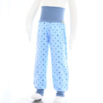Pumphose Sterne hellblau