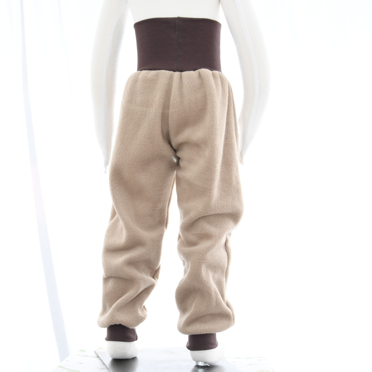 Fleecehose beige – Bild 3