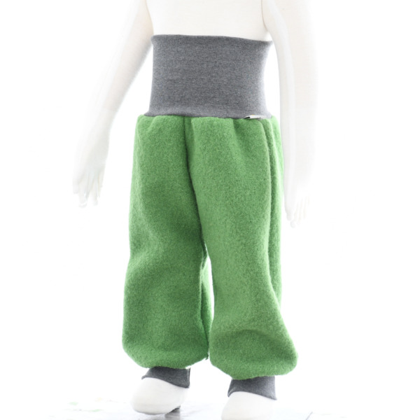 Wollwalkhose grün