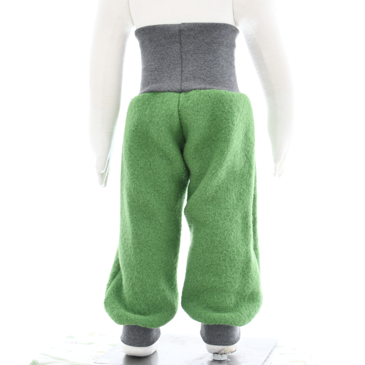 Wollwalkhose grün – Bild 3