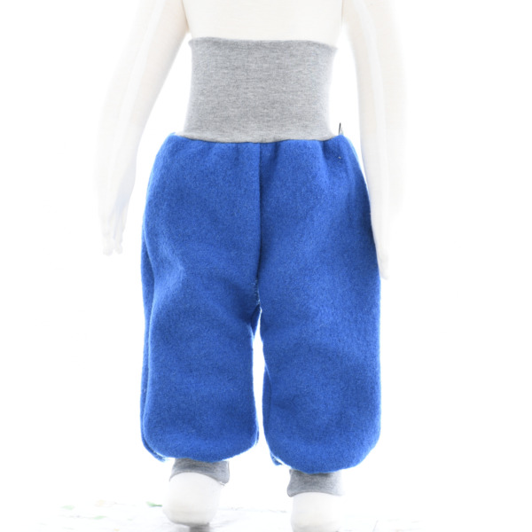 Wollwalkhose blau