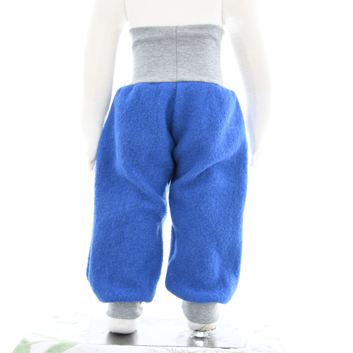 Wollwalkhose blau – Bild 3