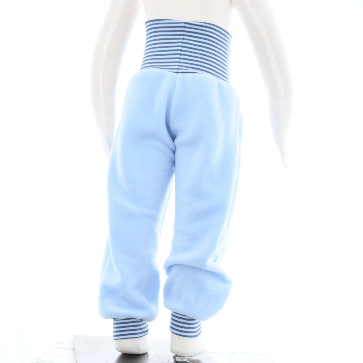 Fleecehose hellblau – Bild 3