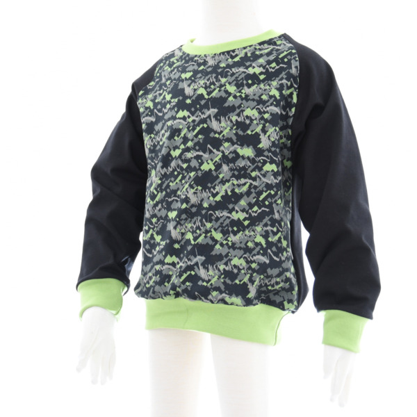 Pullover Camo grau grün