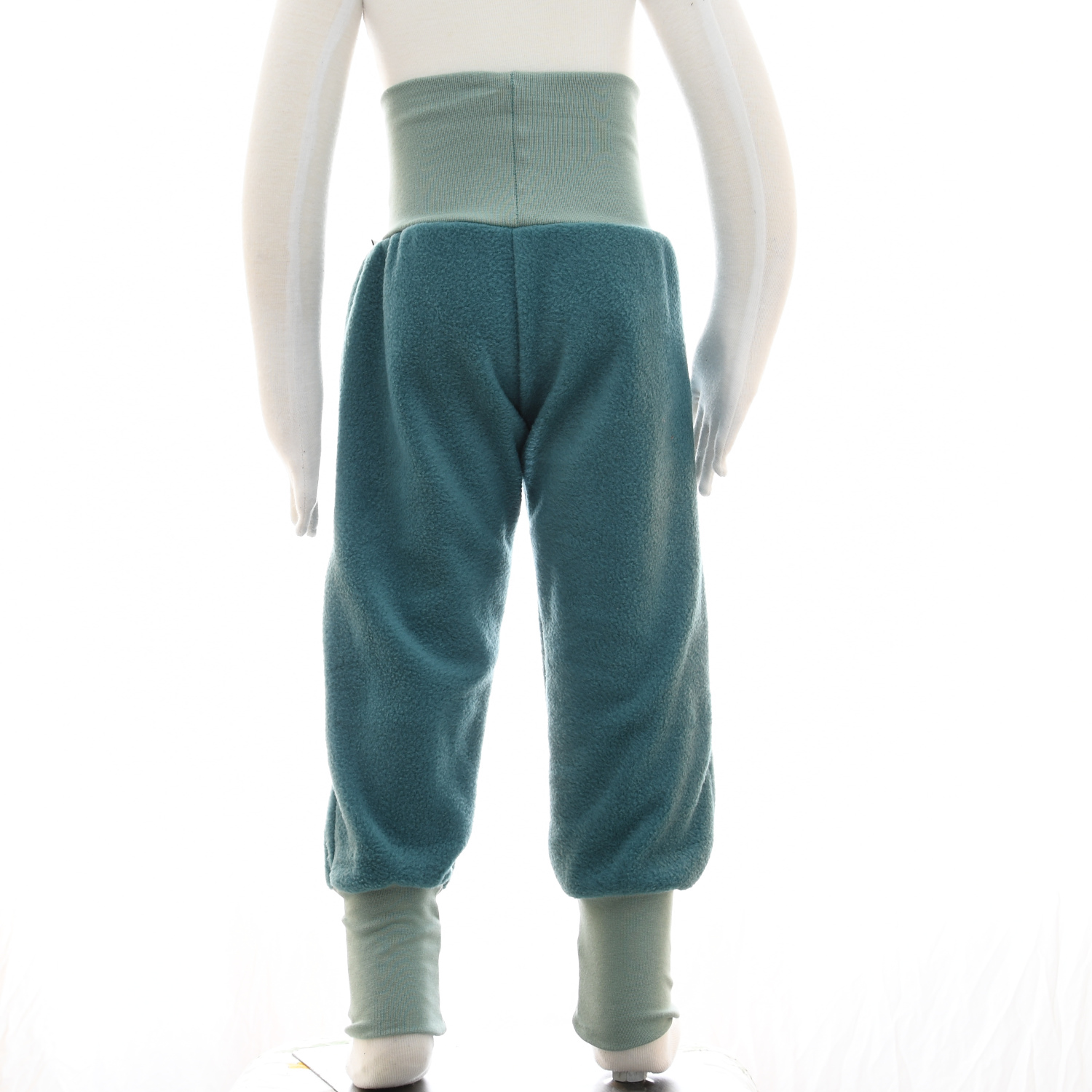 Fleecehose petrol mit Taschen – Bild 3