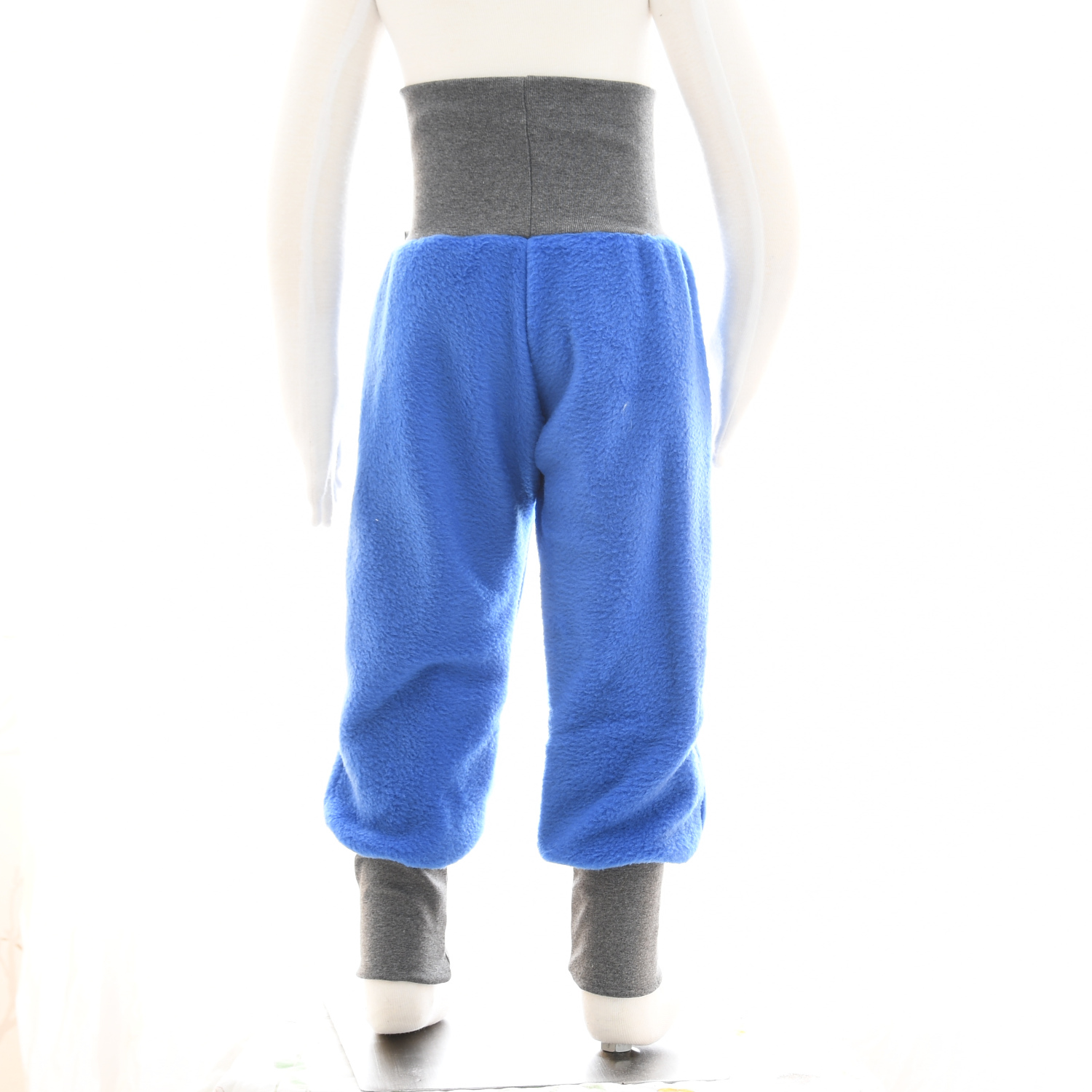 Fleecehose blau mit Taschen – Bild 2