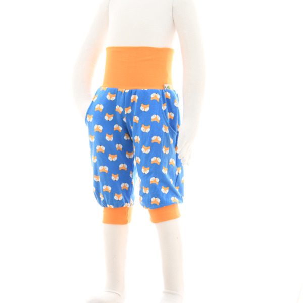 bunte knielange Hose mit Taschen